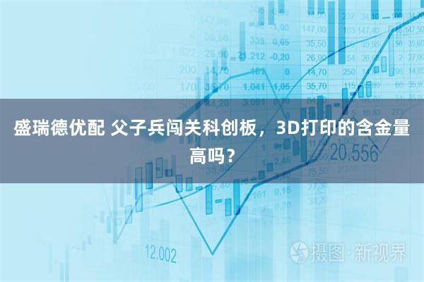 盛瑞德优配 父子兵闯关科创板，3D打印的含金量高吗？