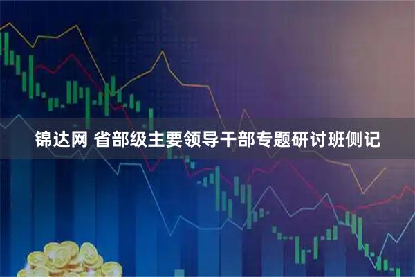 锦达网 省部级主要领导干部专题研讨班侧记