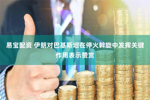 易宝配资 伊朗对巴基斯坦在停火斡旋中发挥关键作用表示赞赏